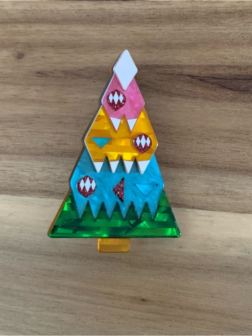 Unique sample/ Erstwilder O Christmas Tree Brooch pin NWOT